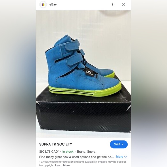 Supra High Leather Sney - Picture 7 of 13